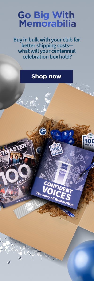 Toastmasters Centennial Memorabilia